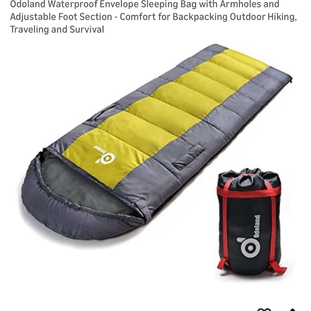 Gray camping Backpack with gear - Picture 7 of 7